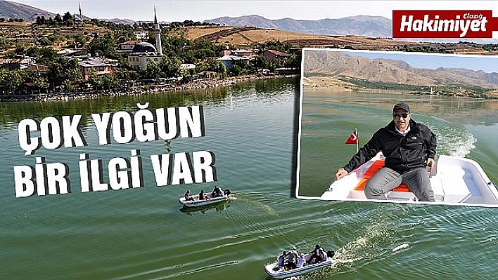 AŞAĞI İÇME KÖYÜNE İLGİ ARTTI, TEKNE TURLARI BAŞLADI