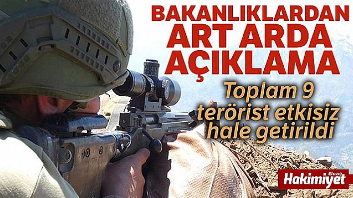 Bakanlıklardan art arda açıklama geliyor...