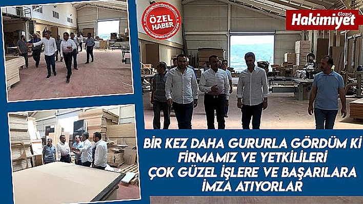 BAŞKAN KAYA'DAN DOĞU AHŞAP'A ZİYARET