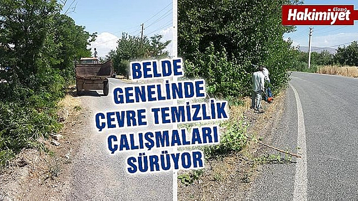 ÇEVRE TEMİZLİĞİ ÇALIŞMALARI DEVAM EDİYOR