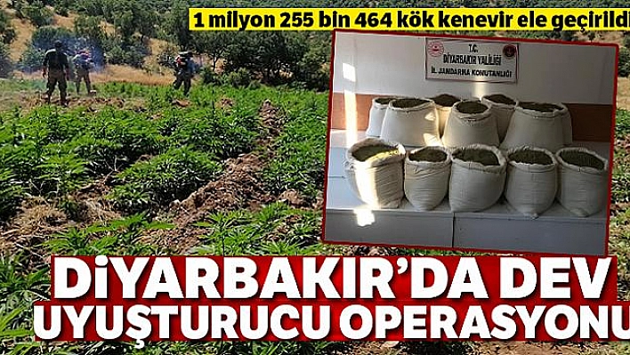 Diyarbakır'da dev uyuşturucu operasyonu !