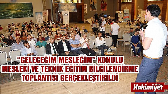 Elazığ'da, 'Geleceğim Mesleğim' konferansı