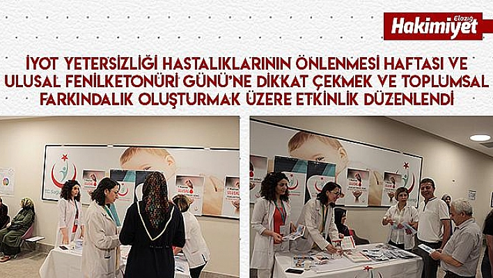 FARKINDALIK OLUŞTURMAK ÜZERE ETKİNLİK DÜZENLENDİ