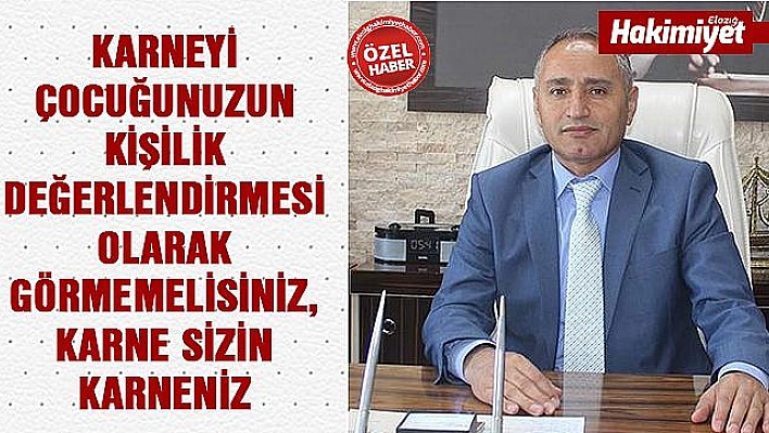 Gürtürk:' Kötü Notlar Yüzünden Çocuğunuza Kızmayın''