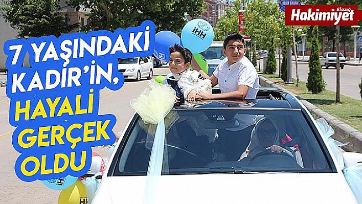 Küçük Kadir'in 'Sünnet Düğünü' hayali gerçek oldu