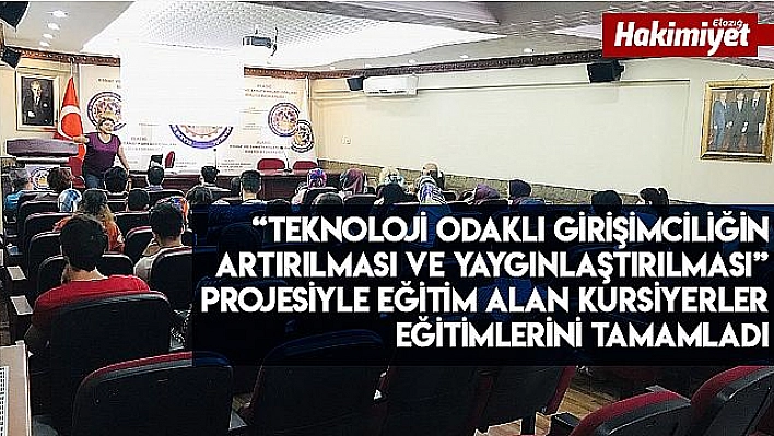 Kursiyerler Eğitimlerini Tamamladı