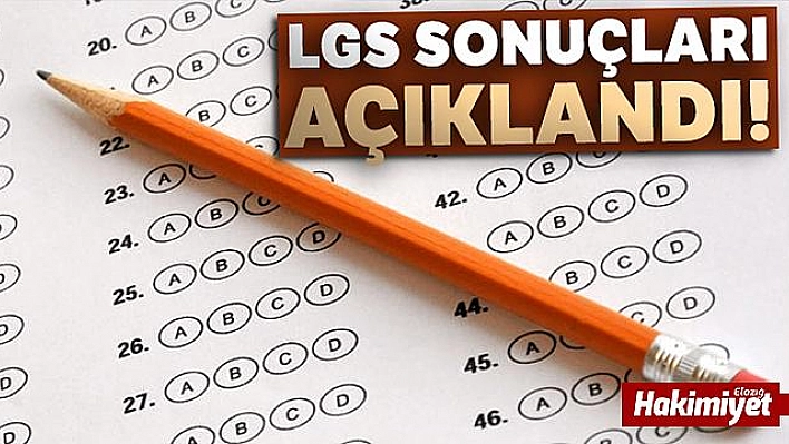 LGS sonuçları açıklandı!