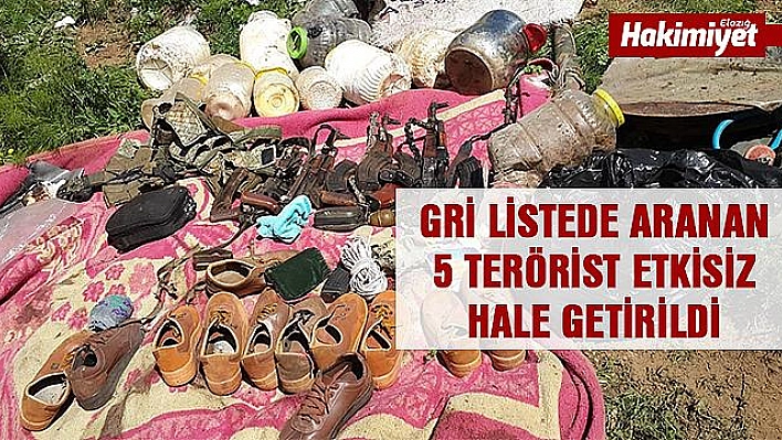 Silahlar ve Çok Sayıda Malzeme Ele Geçirildi