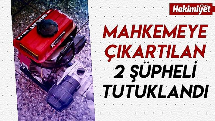 Su motoru çalan 2 şüpheli tutuklandı  