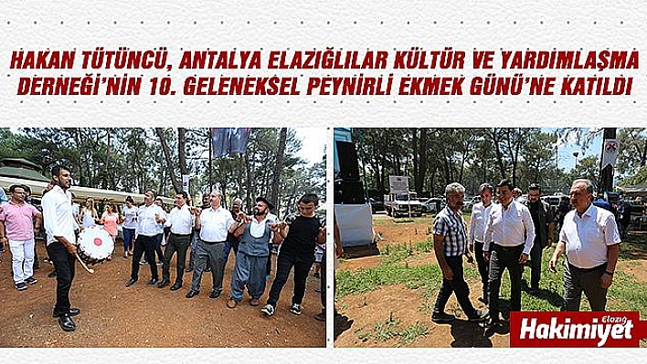 Tütüncü, Elazığlılarla buluştu