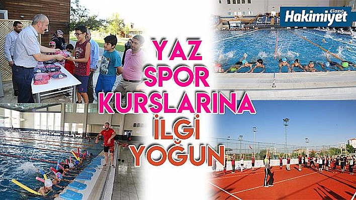 Ücretsiz yaz spor kursları başladı