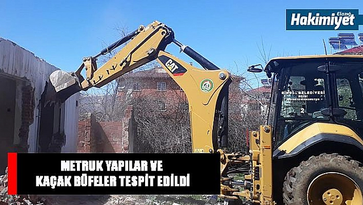 17 metruk ve 25 kaçak yapı yıkıldı