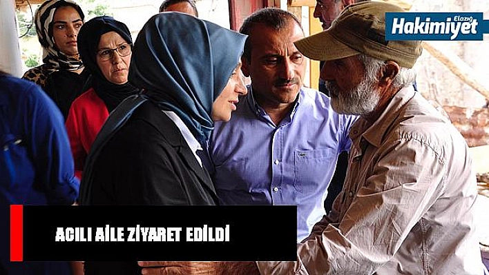 AK Parti heyetinden Ovacık'taki acılı ailelere taziye ziyareti