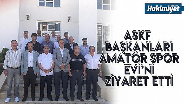 ASKF Başkanları'ndan Elazığ'a ziyaret