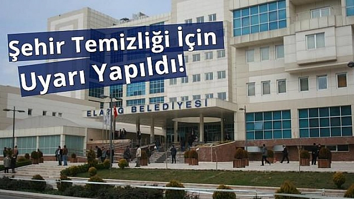 Belediye Vatandaşları Anonsla Uyardı