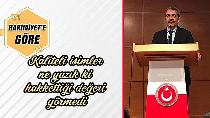 BÜYÜKBAŞ, MİLLİ EĞİTİMDE DEĞERLENDİRİLMELİYDİ