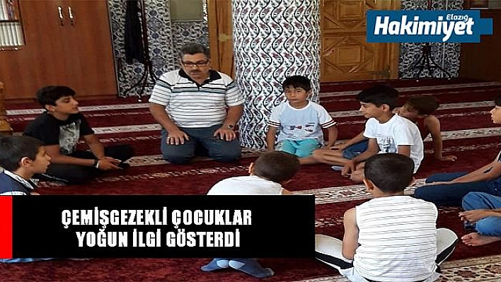 Çemişgezek'te Yaz Kur'an Kurslarına yoğun ilgi