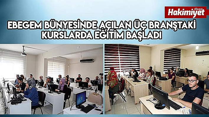 EBEGEM'DE YENİ DÖNEM KURSLARI BAŞLADI