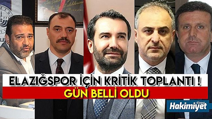 Elazığspor'un durumu netleşecek!