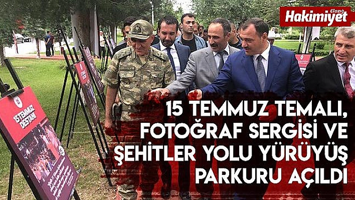  FÜ'de Şehitler Yolu Yürüyüş Parkuru ve Fotoğraf Sergisi Açıldı