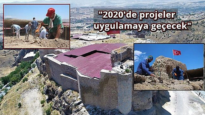 Harput Kalesi'nde yeni dönem kazıları başladı  