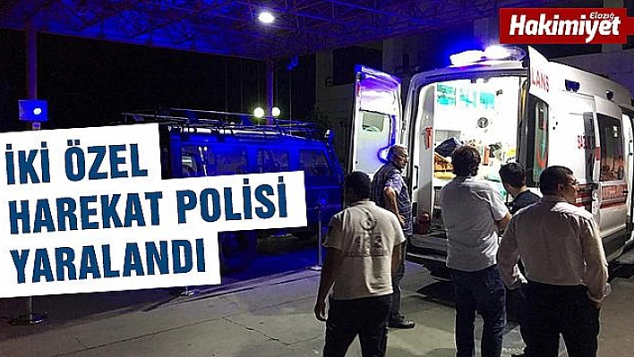 Özel harekat polisleri kaza yaptı