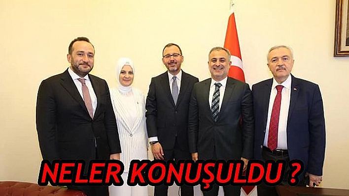 VEKİLLER BAKAN KASAPOĞLU'YLA BULUŞTU