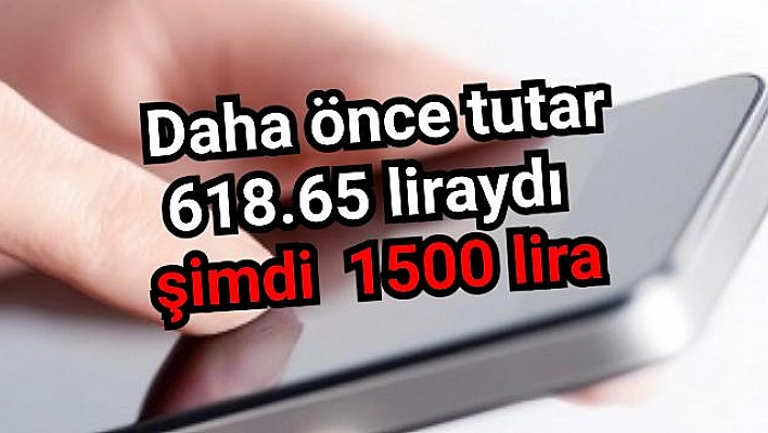 Yurt dışından getirilen telefonların harcı 1500 TL oldu