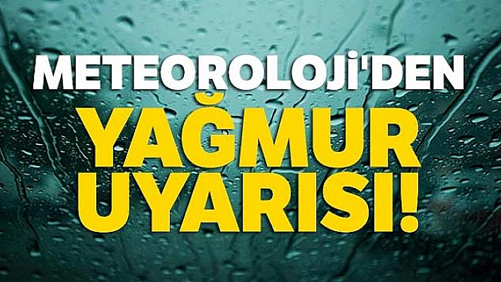 5 ilde gün boyu kısa süreli yağışlar etkili olacak