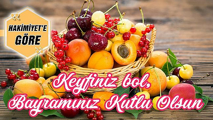 BAKLAVA YERİNE MEYVE