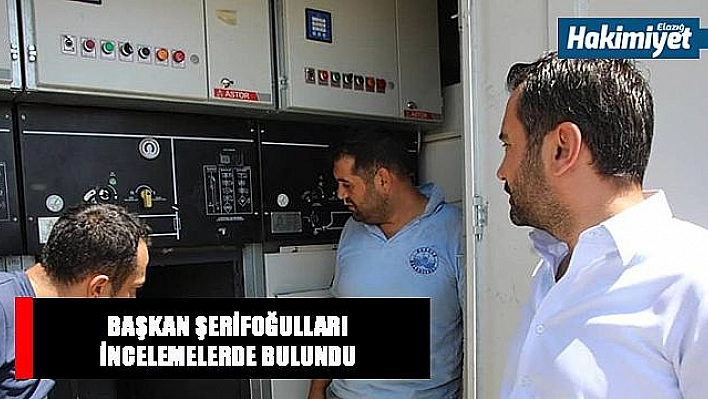 Başkan Şerifoğulları, su kesintisine neden olan enerji hattını inceledi