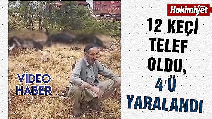 Elazığ'a yıldırım düştü