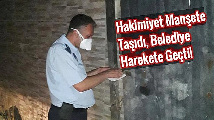 ELAZIĞ BELEDİYESİ KÖTÜ KOKU YAYAN SAKATAT TESİSİNİ MÜHÜRLEDİ 