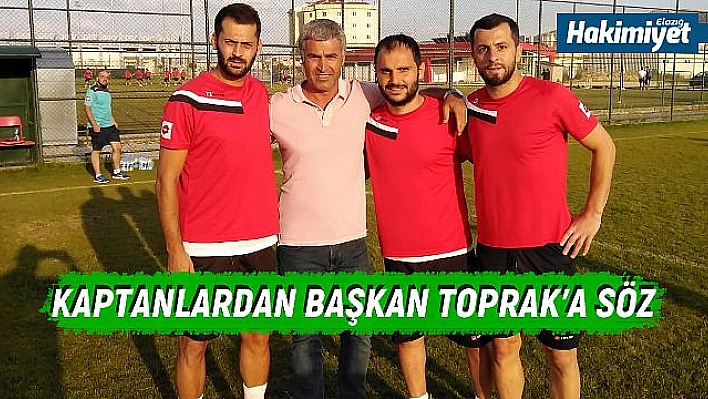 Elazığ Belediyespor'da kaptanlar iddialı