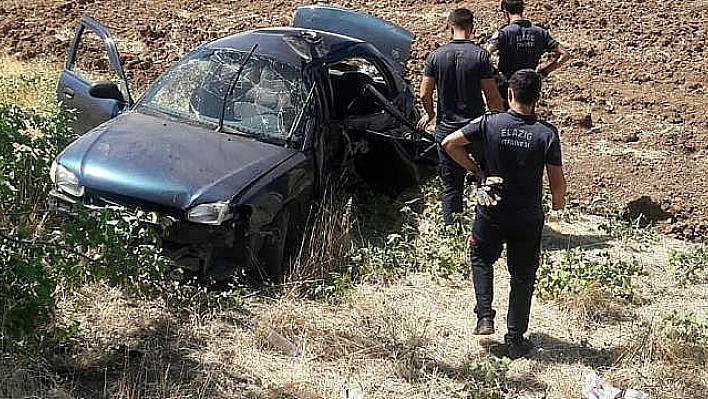 ELAZIĞ'DA TRAFİK KAZASI: 5 YARALI 