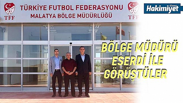 Gür ve Eren, TFF Bölge Müdürlüğü'ne gitti