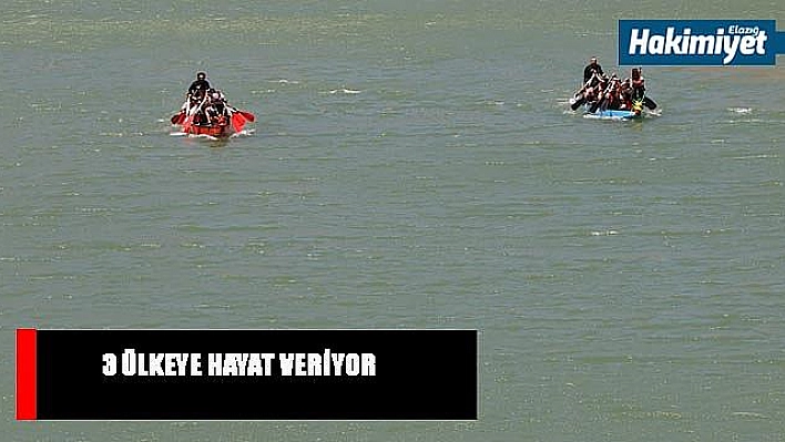 Ortadoğu'nun en uzun akarsuyu Fırat Nehri 3 ülkeye hayat veriyor