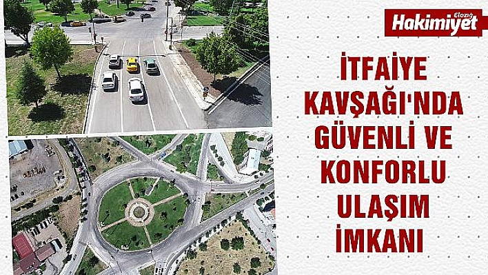 ŞEHRİN EN BÜYÜK KAVŞAĞINDA ÇALIŞMALAR TAMAMLANDI