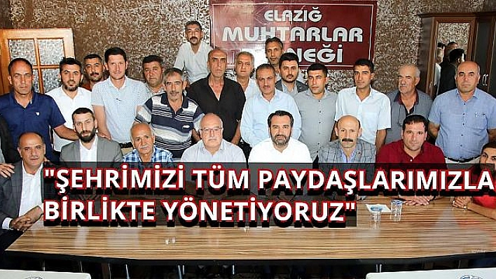 ŞERİFOĞULLARI MUHTARLAR DERNEĞİ'Nİ ZİYARET ETTİ