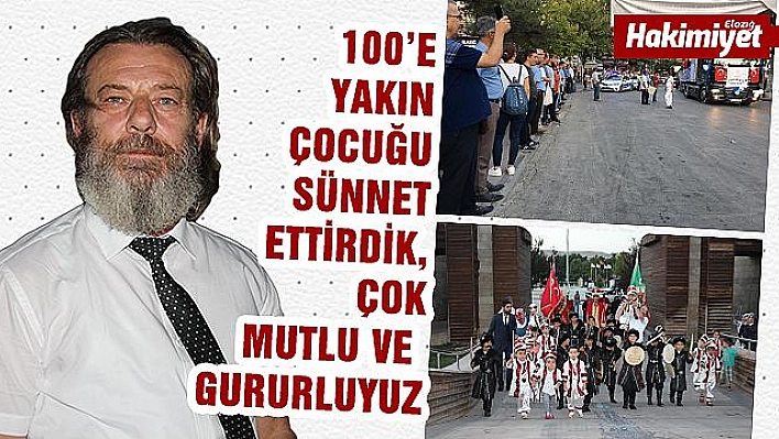 Sünnet olan çocuklara Mehteran eşliğinde tırla şehir turu