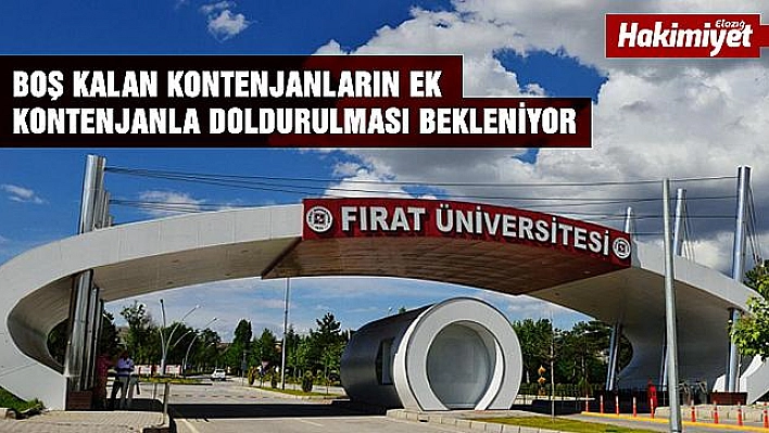 ÜNİVERSİTE TERCİHLERİNDE 6 BİN 769 ÖĞRENCİ, 'FIRAT ÜNİVERSİTESİ' DEDİ 