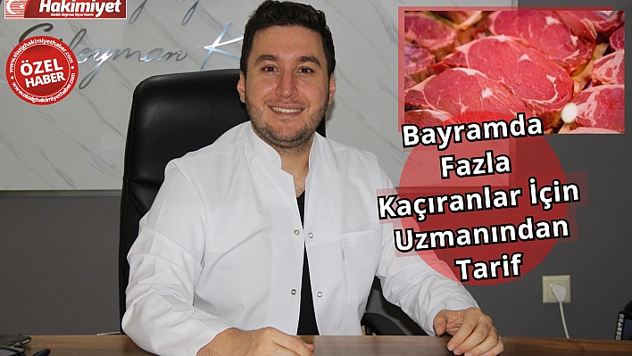 Uzm. Dyt. Kaya: 'Kurban Bayramında Eti Dinlendirerek,  Sebzeyle Tüketin'