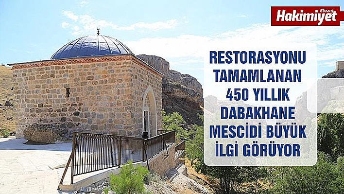 450 YILLIK MESCİT BÜYÜK İLGİ GÖRÜYOR