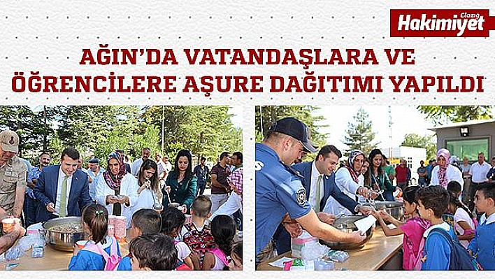 AĞIN İLÇESİNDE AŞURE DAĞITIMI GERÇEKLEŞTİ