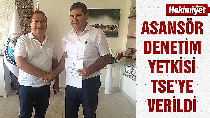 ASANSÖR DENETİMLERİNİ ARTIK TSE YAPACAK