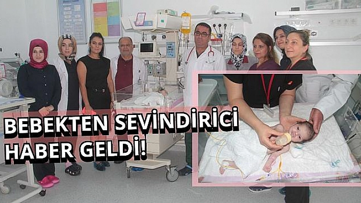 Doğduktan 24 saat sonra yapılan 'yemek borusu' ile hayata tutundu