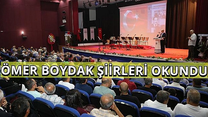 EĞİTİMCİ ÖMER BOYDAK ANILDI