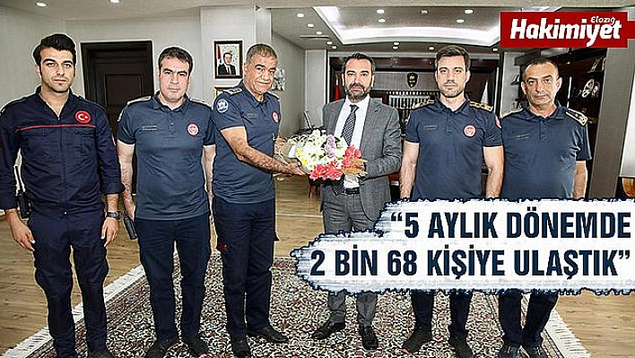 Elazığ'da itfaiye 5 ayda bin 683 yangına müdahale etti