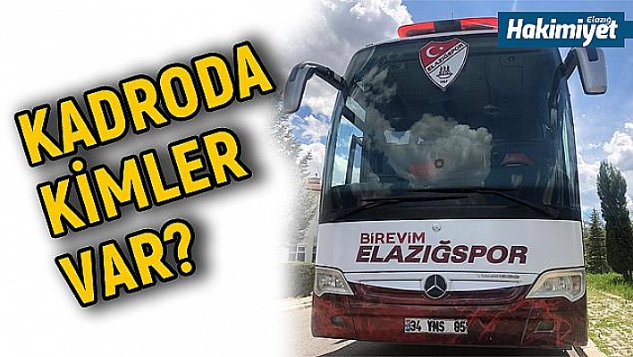 Elazığspor 19 futbolcuyla gitti