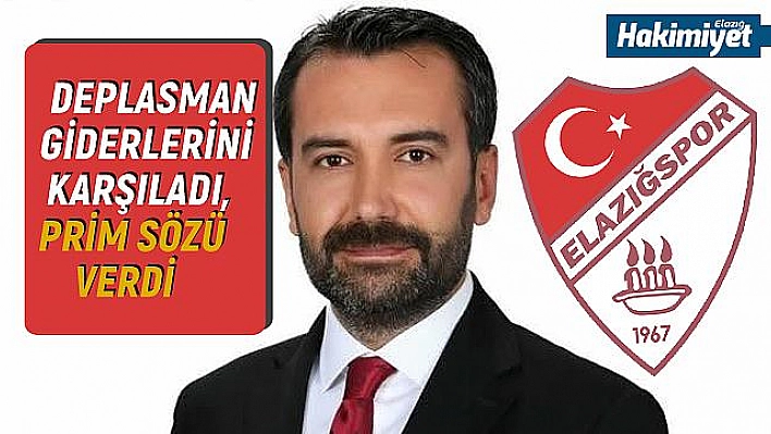 Elazığspor'dan, Başkan Şerifoğulları'na teşekkür